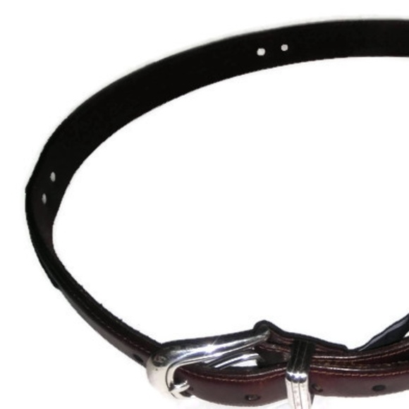 Onxy Burgundy and Black Belt Size 44" Long - Picture 4 of 8